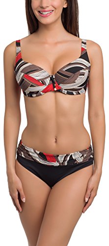 Feba Figurformender Damen Bikini FR3D1 (Muster-13DK-2015, Cup 75 E/Unterteil 38)