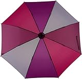 EuroSCHIRM Swing Liteflex Ultraleichter Trekking-Regenschirm, 95,2 cm Breite, Fester Fiberglas-Schaft, lila Paneele