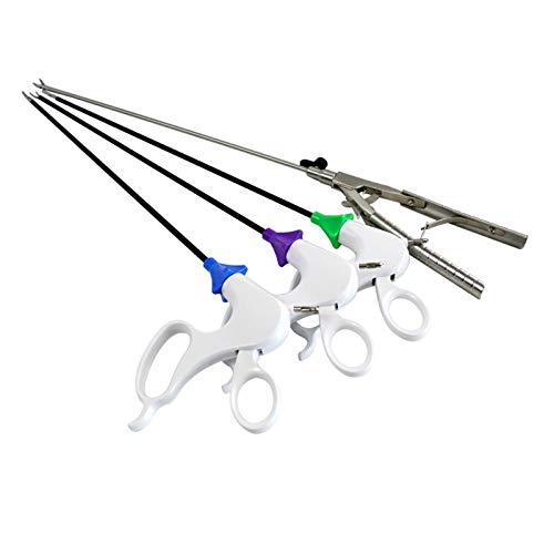 TWY Laparoskopische Nadelhalter, Maryland, Rillengreifer, Scheren Laparoskopische Chirurgie Training chirurgischen Instrumenten von 4 chirurgischen Instrumenten