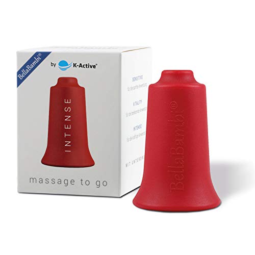 BellaBambi® Schröpfcup by K-Active INTENSE original für die Unterdruckmassage | rot| Ø 3,5 cm
