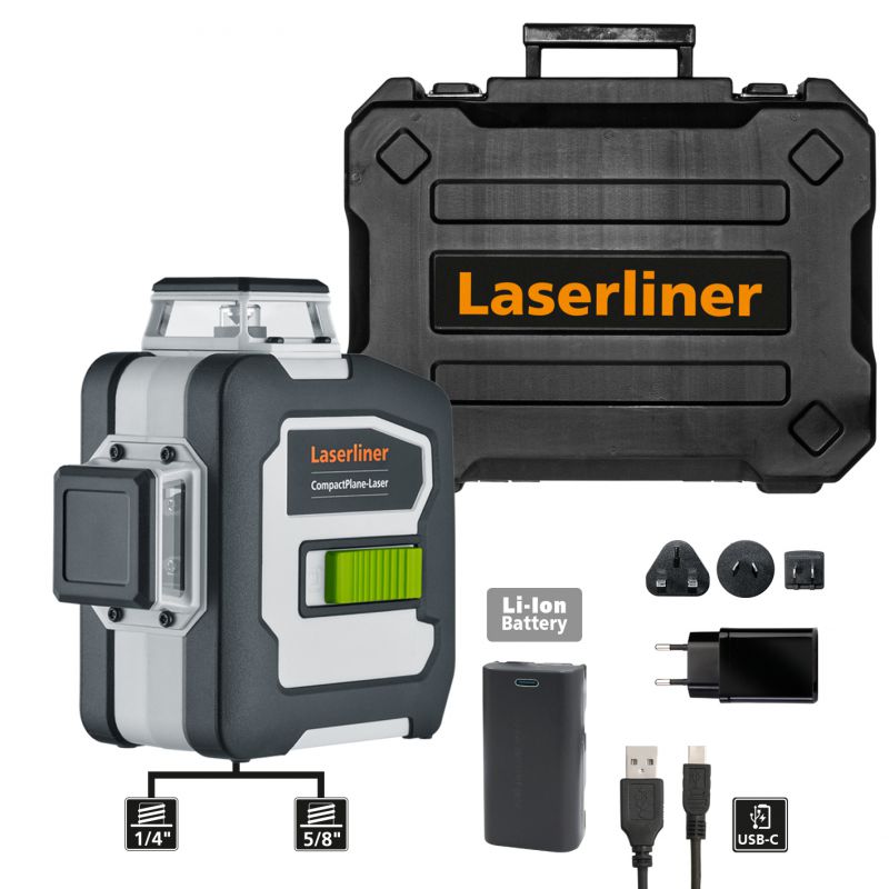 Laserliner Dreidimensionaler Laser CompactPlane-Laser 3G Pro - 036.295A
