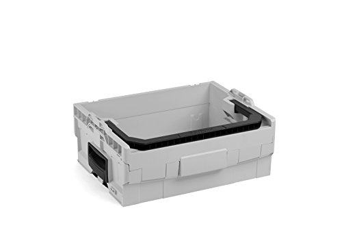 Bosch Sortimo LT-BOXX 170 in grau | Werkzeugkasten leer Kunststoff | Werkzeugkoffer leer | Idealer Werkzeugkoffer offen grau