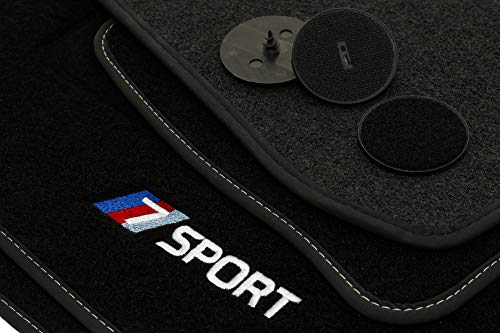 Sport Velour Fußmatten Satz für BMW 7er F01 (2008-2015) - 4-teilig - Passgenau