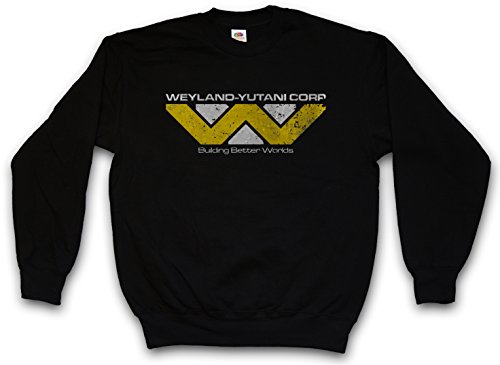 Urban Backwoods Weyland Yutani Corp Sweatshirt Pullover Schwarz Größe 3XL