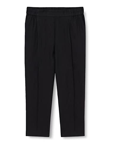 Sisley Damen broek 4aghlf00s Pants, Black 100, 38 EU