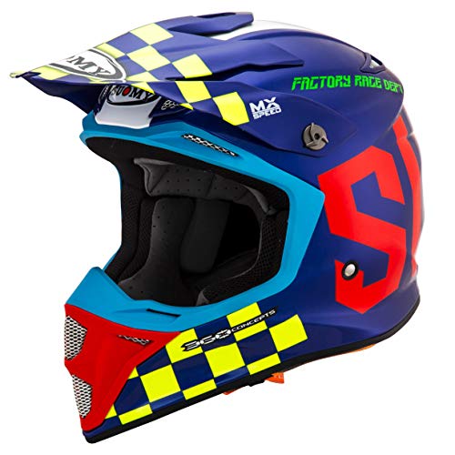 Suomy KSMS0006.2 MX Speed Master Multi Color-XS Helm
