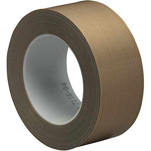 3M Series 5453 PTFE Glass Cloth Tape, 50mm x 33m, 0.21mm Thick, Pack of 6