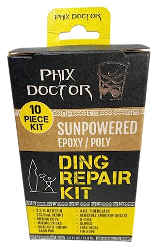 Phix Doctor Surfing Surfbrett Reparatur Reparaturen - Sun Powered Epoxy Kit Standard 2.5oz