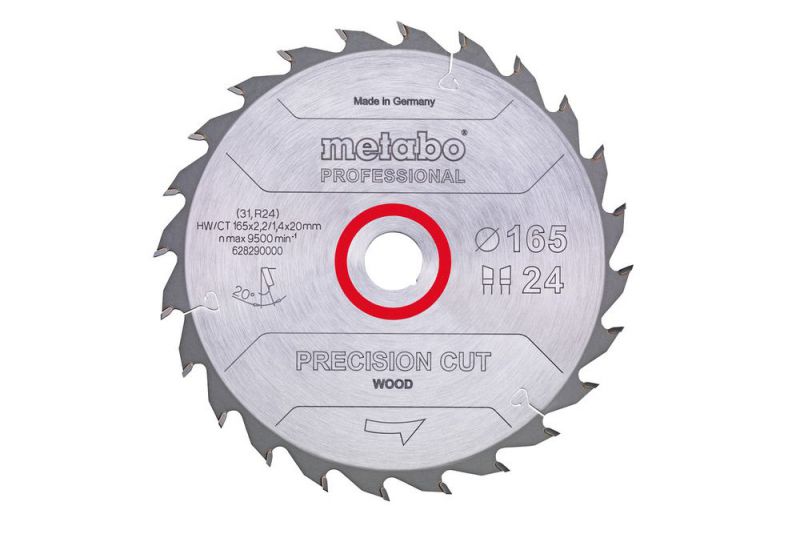 METABO Sägeblatt "precision cut wood - professional", 190x2,2/1,4x30, Z48 WZ 15° (628035000)