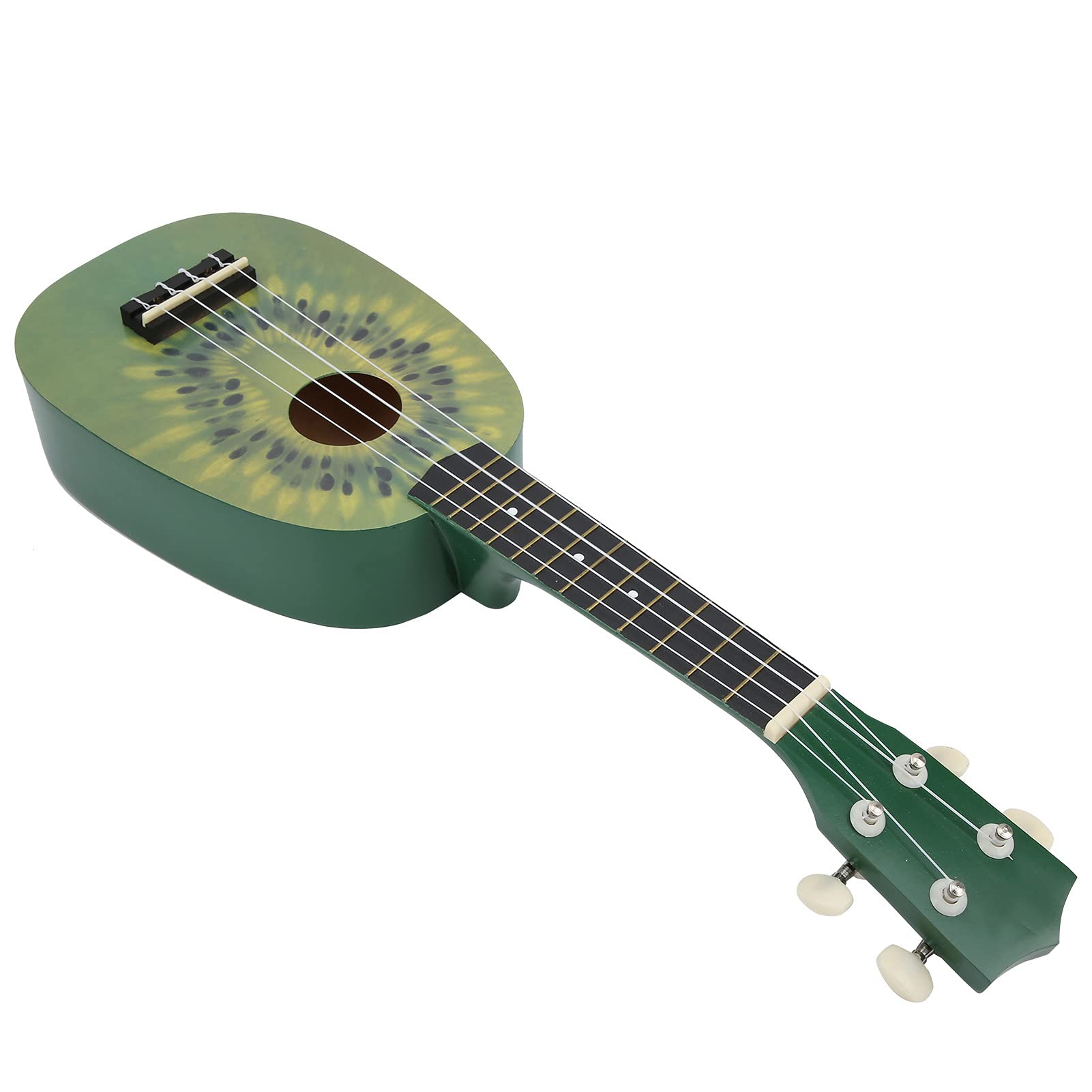 Holz-Ukulele, Hawaii-Gitarren-Musikinstrument für Studenten für Anfänger(Kiwi)
