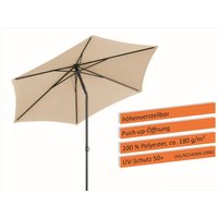 Schneider-Schirme Sevilla 270 cm Ø Sonnenschirme, Natur