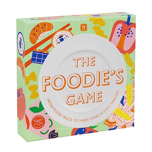 Talking Tables The Foodies Game - Brettspiel zum Thema Essen für Paare, Familien, Freunde und Feinschmecker - 2-6 Spieler