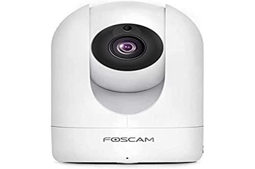 Foscam R4M 4.0 MP Full HD IP-Kamera WiFi 2,4 GHz / 5 GHz Überwachung, 8 Stunden in der Cloud Gratis, Bewegungserkennung, Nachtsicht, kompatibel mit iOS und Android. (P2P, ONVIF) spanische Version