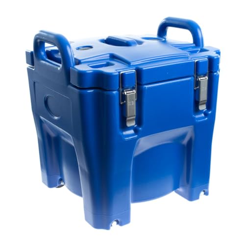 Allpax Speisentransportbehälter 40 Liter aus Kunststoff - geeignet für Suppen, Eintöpfe, Reis etc. - 48,5 x 48,5 x 52,8 cm - inkl. Tragegriffe - Thermobehälter, Transportbehälter