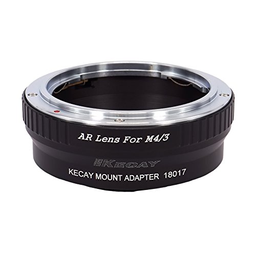 KECAY Objektivadapter Mount Converter für Konica AR Objektivbajonett auf Micro Four Thirds MFT M4/3 M 4/3 Kamera Kompatibel mit Panasonic G10 GX1 GH1 GF5 GH4 Kompatibel mit Olympus E-M5 E-M10 AR-M4/3