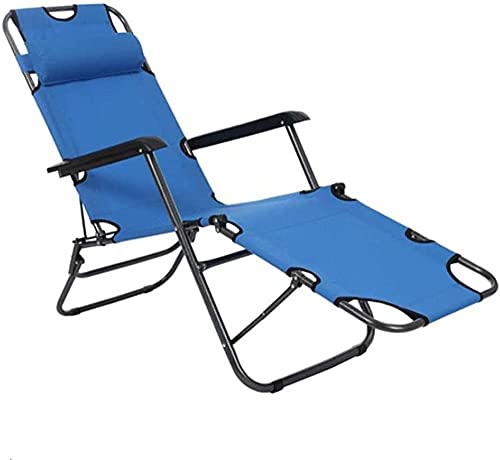 Liegestuhl, zusammenklappbar, Liegestuhl, Lounge-Stuhl, Terrasse, Liegestuhl, zusammenklappbar, für den Außenbereich, verstellbarer Rasenstuhl, Sonnenliege, Gartenstühle – 178 cm, wie abgebildet