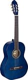 Stagg C440 Klassische Gitarre – Schwarz Gitarre Volle Größe blau