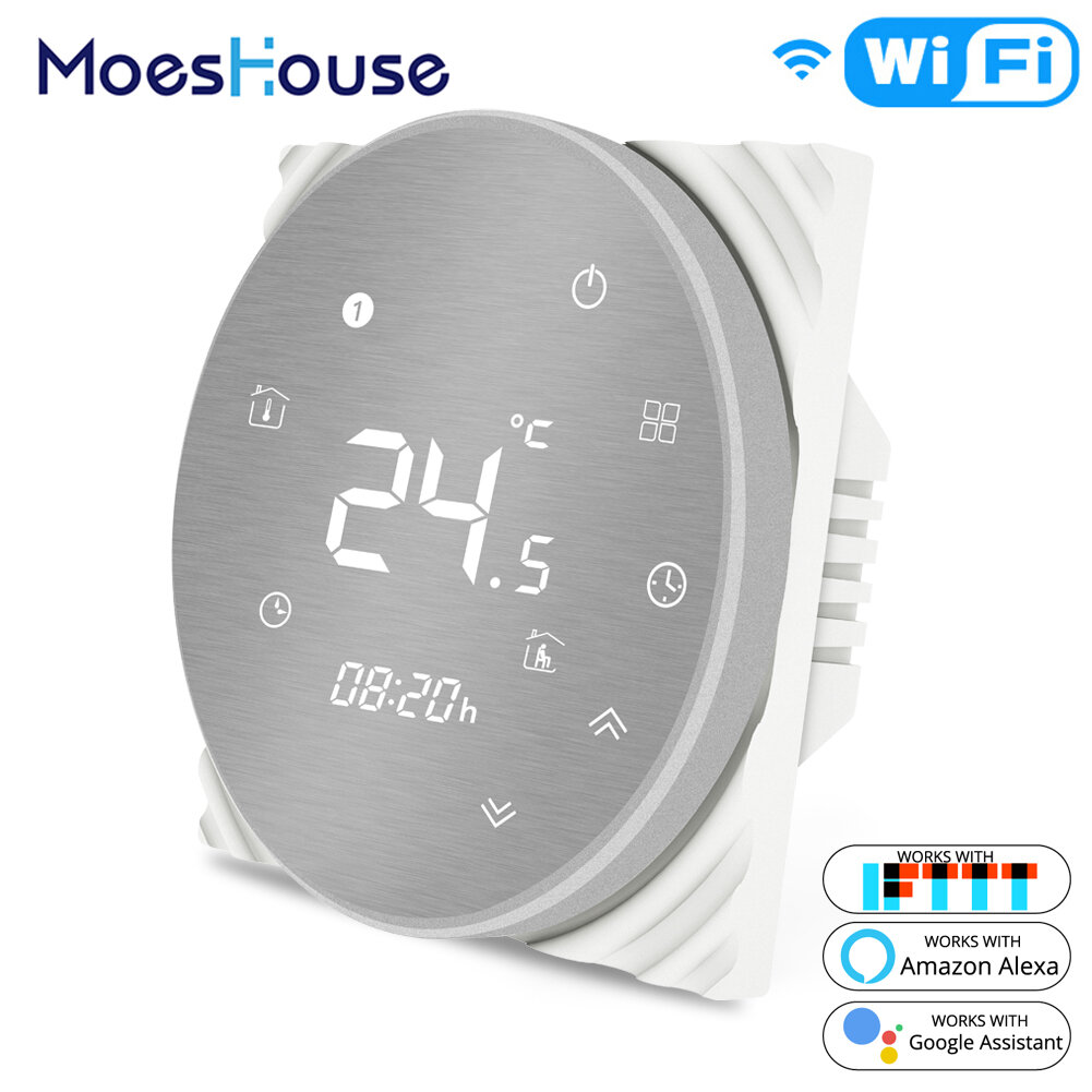 MoesHouse BHT-6000 WiFi Smart Thermostat Wasser- / Elektro-Fußbodenheizung Wasser- / Gaskessel Temperaturregler Smart Li