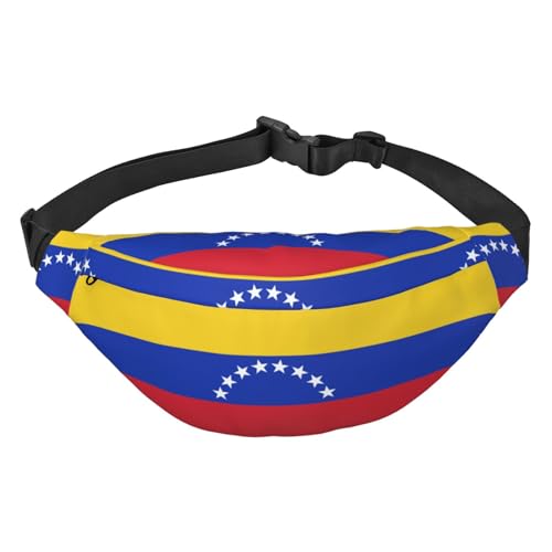 Petoskey Bauchtasche mit Steindruck, für Damen, Gürteltasche, Hüfttasche für Herren, Bauchtasche, Flagge Venezuela, Einheitsgröße