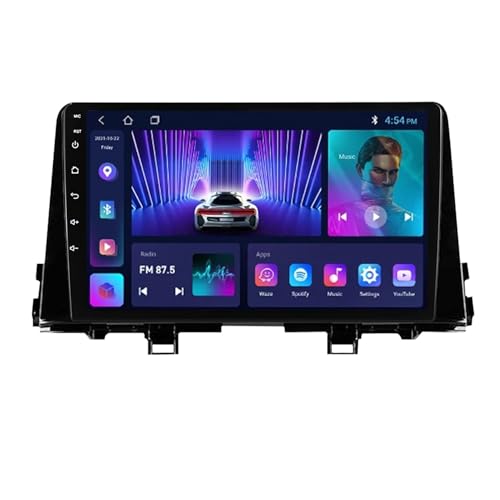Android 12 Autoradio Für Kia Morning Picanto 2017-2020 Mit Wireless Carplay, 9 Zoll Touchscreen Autoradio Mit GPS DSP RDS Bluetooth HiFi WiFi Android Auto Lenkradsteuerung Rückfahrkamera (Size : M100