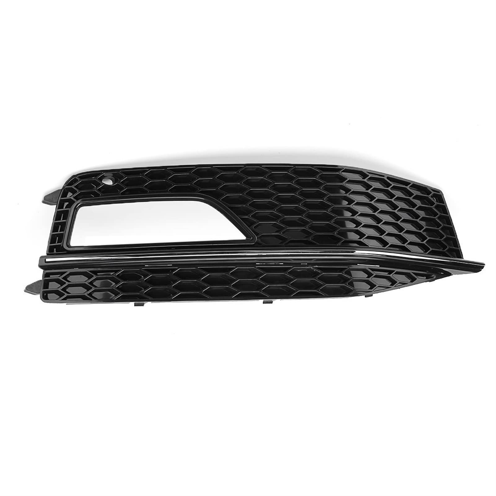 SANTOUXIONG Nebelscheinwerfer-Grill, Auto-Frontstoßstange, unterer Kühlergrill, Nebelscheinwerfer-Grill-Abdeckung, passend for Audi A4 B8 S4 S-Line Facelift 2012–2015 Nebelscheinwerfergrill (Color :