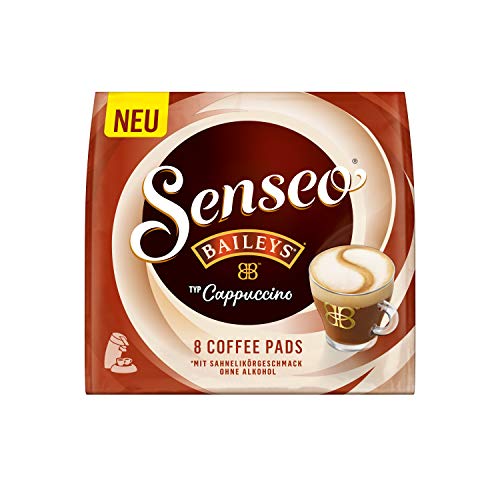 Senseo Pads Typ Cappuccino Baileys, 80 Kaffeepads, 10er Pack (10 x 92 g)