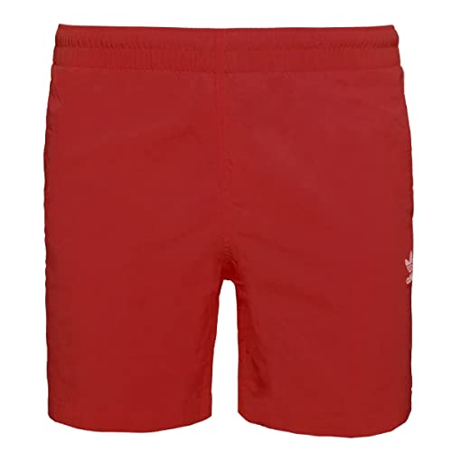 adidas GN3526 3-Stripe Swims Swimsuit Mens Scarlet XS