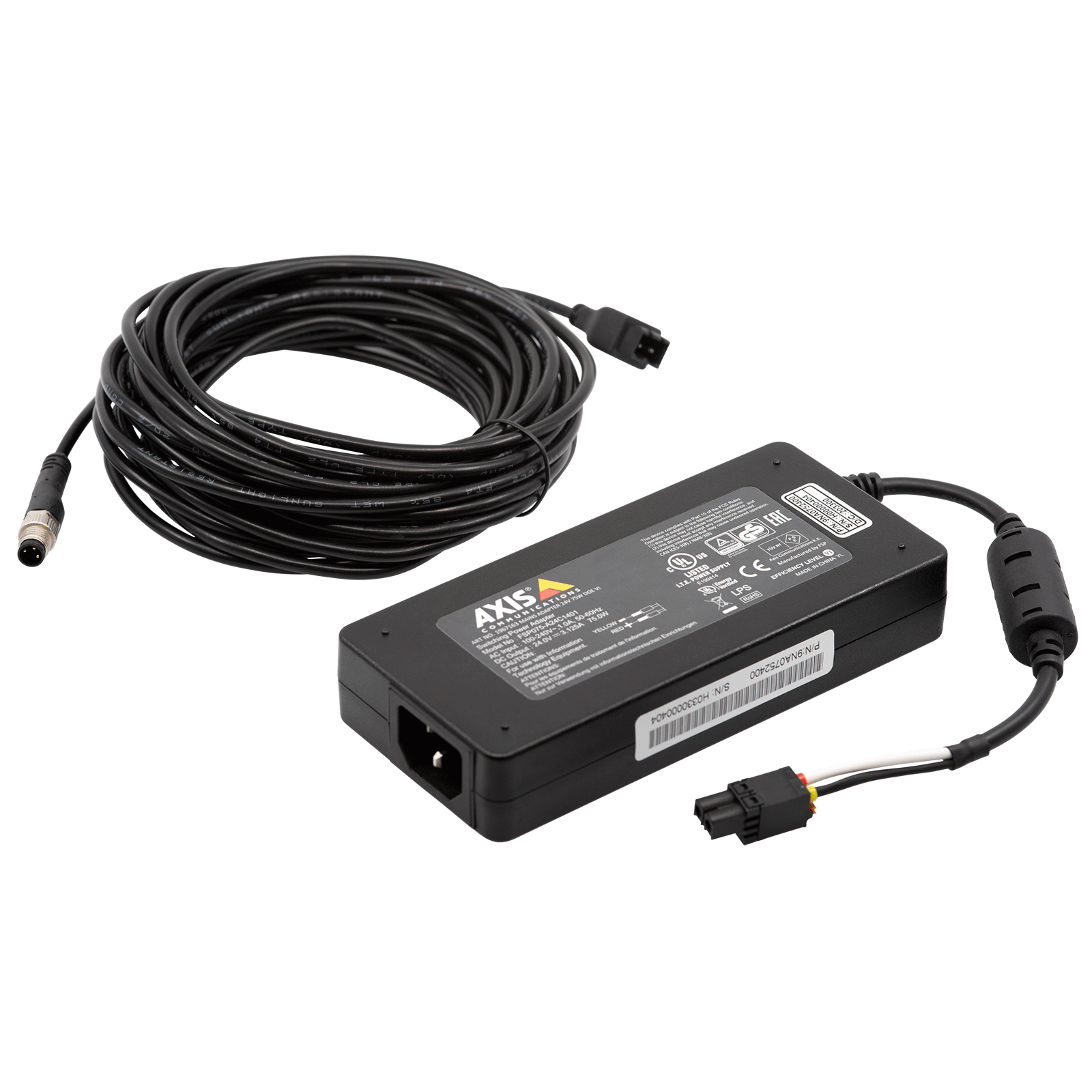 AXIS Camera Heater - Netzteil - 75 Watt - für AXIS Q6010-E, Q6010-E 60Hz, Q6100-E 60 Hz