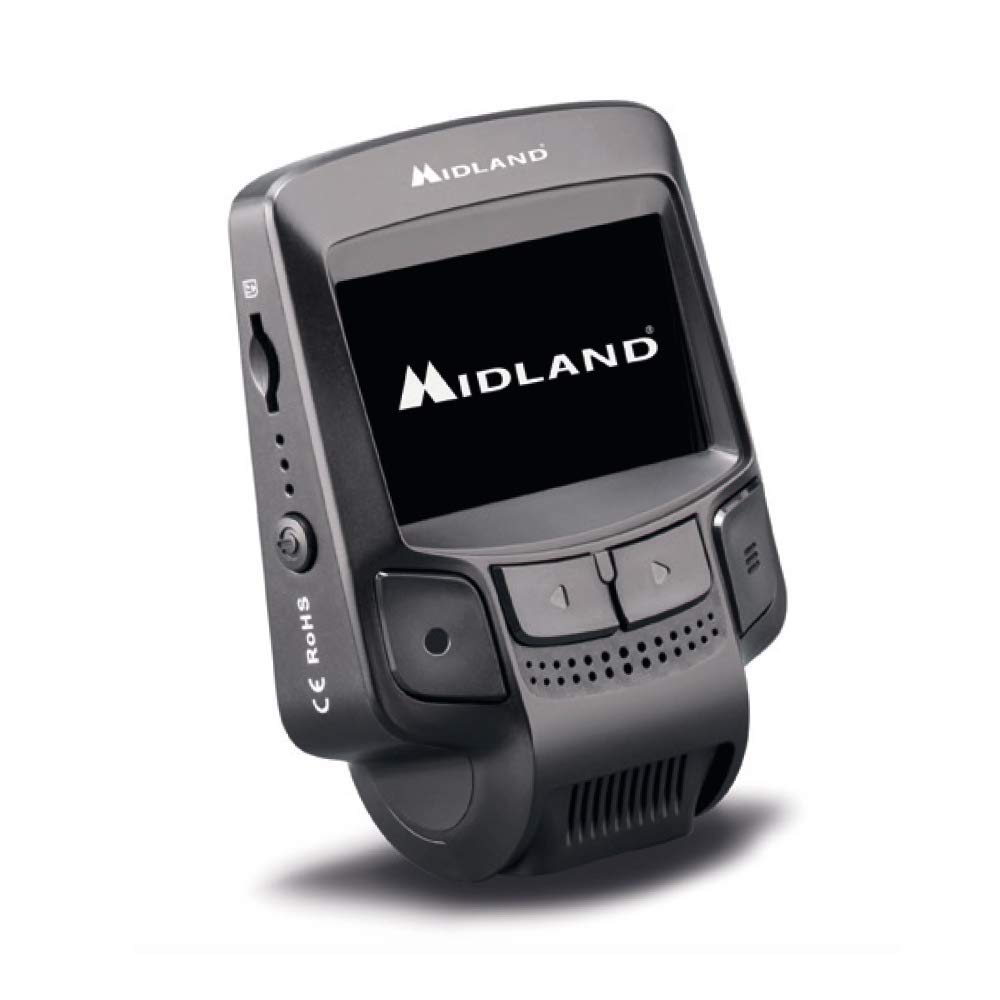 Midland Street Guardian Flat Dashcam Kamera, Full HD Video, WLAN, 2.4“ Display, Bewegungsmelder, Black Box, Park Überwachung