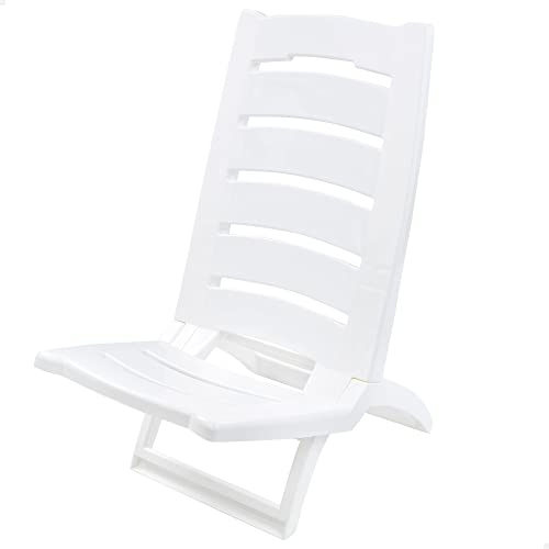 AK Sport Liegestühle Strandstuhl, Weiß, 39 x 37.7 x 12 cm
