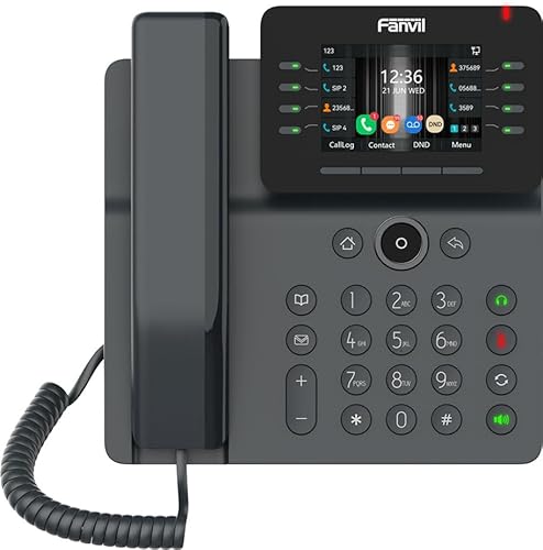 Fanvil V64 Prime Business Phone 12 SIP Lines HD Voice PoE und Dual Gigabit Ports