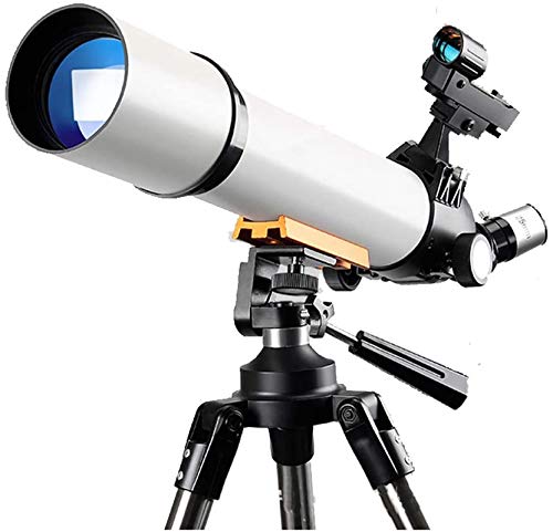 Teleskop Teleskope für Erwachsene Astronomisches Refraktor-Teleskop mit Stativ für Erwachsene Anfänger zur Beobachtung des Mondes und der Landschaft Warm as Ever