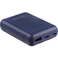 Intenso XS10000 - Powerbank - 10000 mAh - 3,1 A - 2 Ausgabeanschlussstellen (USB, USB-C) - Blau (7313535 DKBLUE)