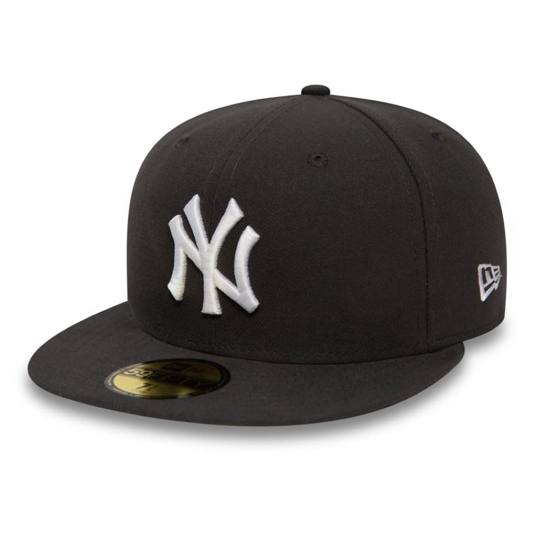 New Era New York Yankees MLB Basic Gray 59Fifty Basecap - 7 1/4-58cm (L)