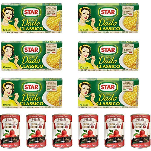24x Star Dado Classico Suppenwürfel Brühe klassisch reich an Geschmack 10pz 100% Italienische Brühe