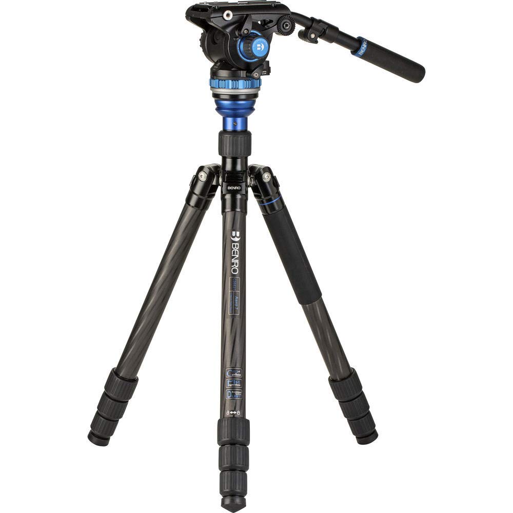 Benro Aero6 Pro Travel Video Tripod Carbon Fibre, C3883TS6PRO