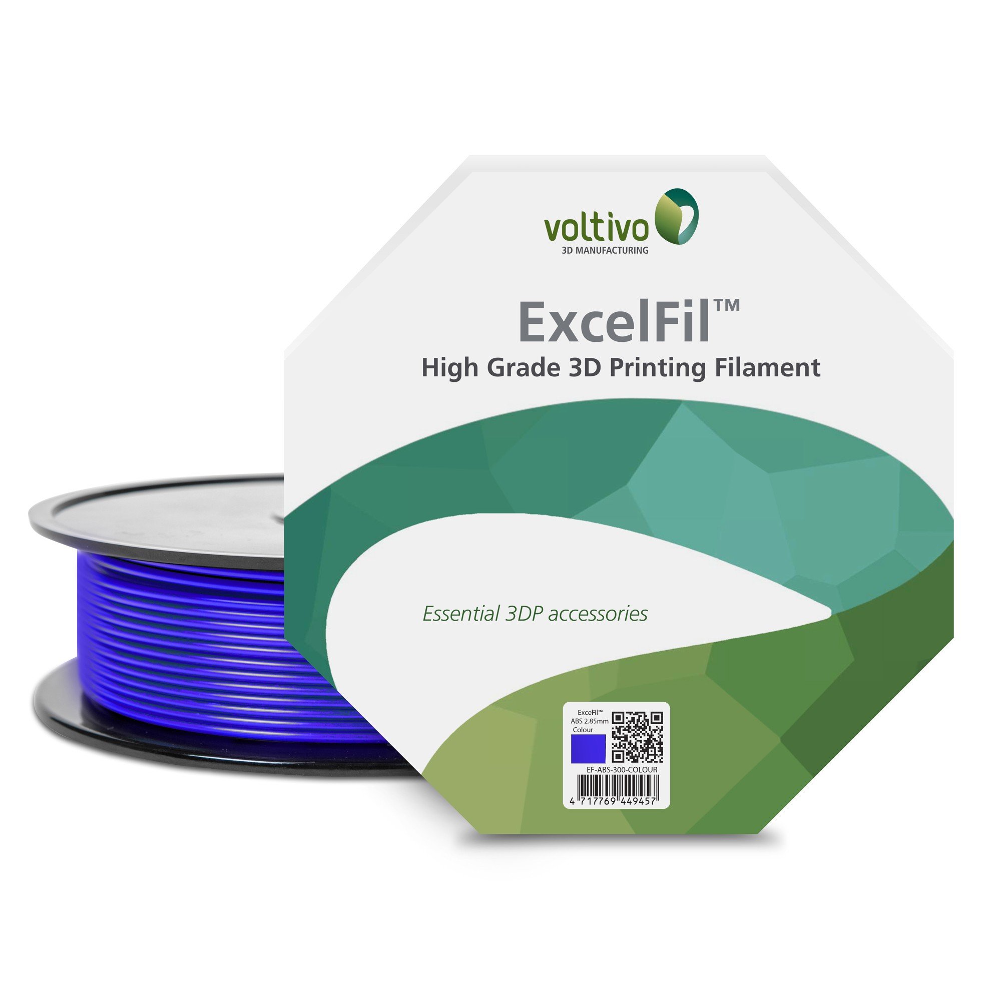Voltivo compatible ExcelFil 3D Druck Filament, ABS, 2,85mm - ozeanblau