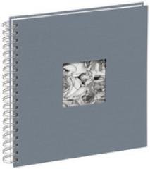 Pagna 13938-06 Passepartout-Spiralalbum, 310 x 320 mm, 40 Seiten, Leineneinband mit Passepartout, weißer Fotokarton, blau