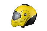 BHR Helmets 807 REVERSE Motorradhelm Unisex für Erwachsene, Gelb, XS
