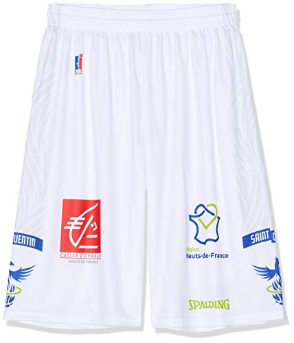 Basketball Basketball Saint-Quentin Offizielle Shorts zu Hause, 2019-2020 S weiß