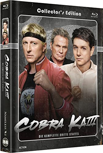 Cobra Kai - Staffel 3 - Mediabook - Cover B-Retro - Limited Edition auf 444 Stück (Blu-ray + DVD)