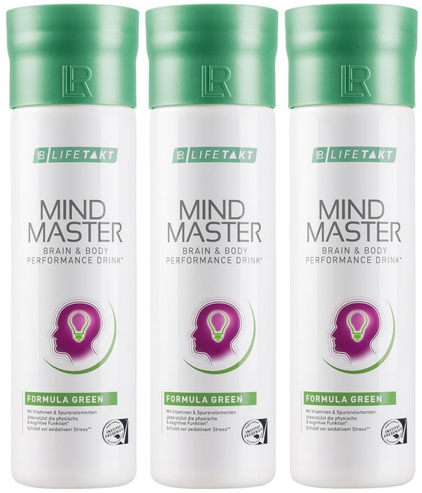 LR LIFETAKT Mind Master Performance Drink Formula Green Nahrungsergänzungsmittel (3x 500 ml)