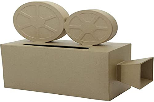 Décopatch EVo17C - Urne/Briefbox aus Pappmaché, Kamera 13x33,5x31cm, 1 Stück