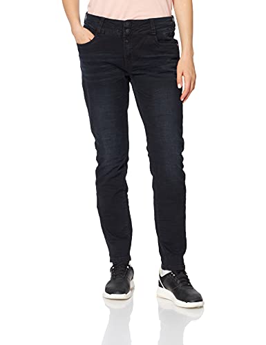Timezone Damen Enyatz Slim Jeans, Schwarz (Black Diamond Wash 9047), W30/L32