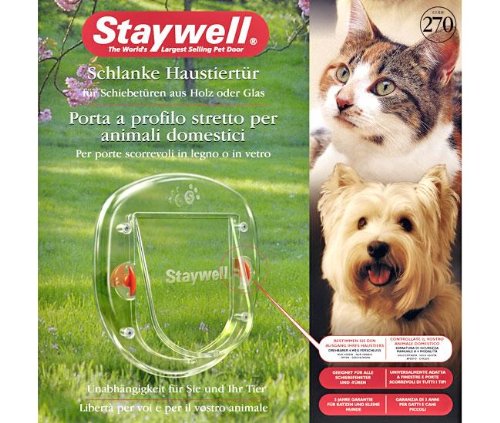 Karlie Staywell 270 Haustiertr - Transparent, fr Hunde und Katzen