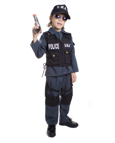 Dress Up America 327-T2 Kinder Deluxe SWAT, Boys, Mehrfarbig, Größe 1-2 Jahre (Taille: 61-66, Höhe: 84-91 cm)