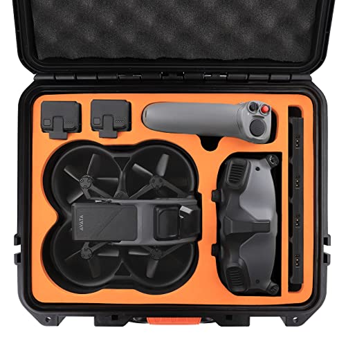 ZJRXM Professional Koffer für DJI Avata Pro -View Combo(für DJI Goggles 2), wasserdichte Hartschalenkoffer Tasche für DJI Avata Pro FPV Drohne und Zubehör