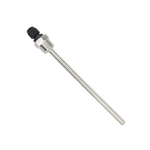 1/2 Zoll - tauchhülse 1/2 edelstahl Eintauchen von 30mm 50mm 100mm 200mm 300mm 400mm 500mm - Immersion well thermowell thermopocket für Thermoelement (400mm)