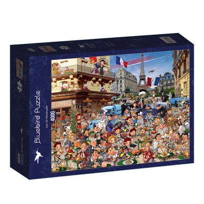 Bluebird Puzzle Fran�ois Ruyer - Les 30 Glorieuses 4000 Teile Puzzle Bluebird-Puzzle-70551-P 2