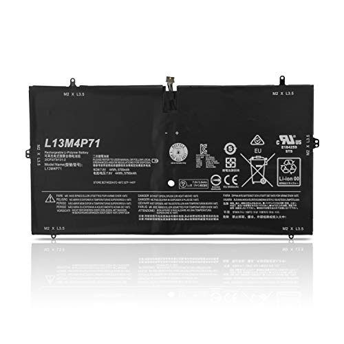 K KYUER 44Wh L13M4P71 L14S4P71 Laptop Akku für Lenovo Yoga 3 Pro 13 1370 Pro-1370-80HE Yoga 3 Pro-5Y71 Pro-I5Y71 Pro-I5Y51 Pro-I5Y70(D) Pro-I5Y70(F) Pro-I5Y70(IA) Pro-I5Y70(L) 5790mAh notebook Battery